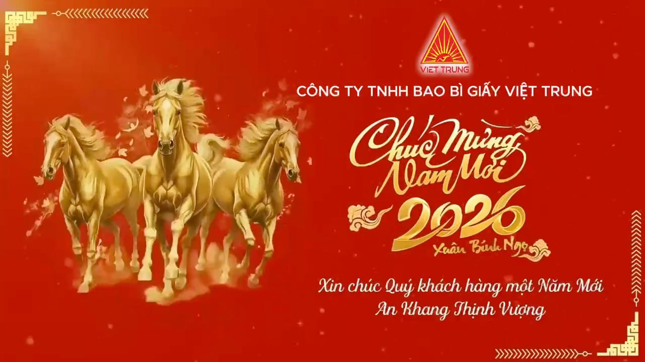 CHÚC MỪNG NĂM MỚI 2026 – Công ty TNHH Bao Bì Giấy Việt Trung